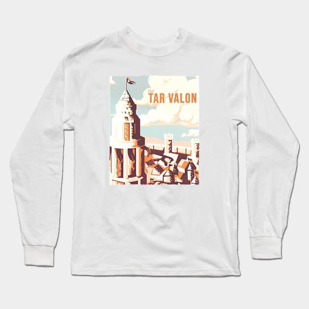 Visit Tar Valon Long Sleeve T-Shirt by Bresquilla